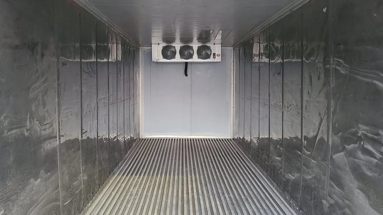 Reefer container inside