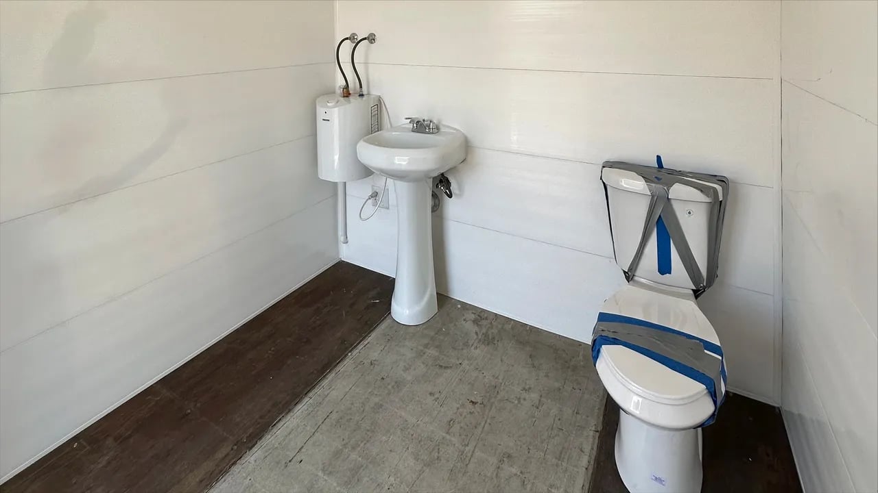 Restroom inside