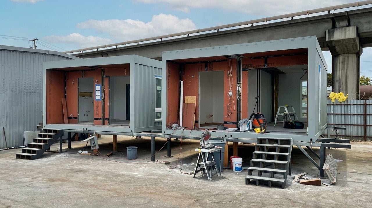 two container modular houses
