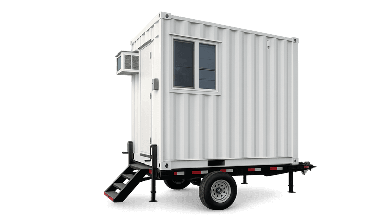 10ft mobile office container with trailer for sale