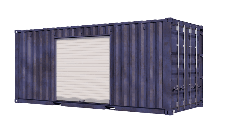 20ft Storage Container With Roll-Up Door