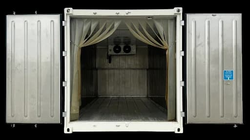 20ft Single Phase Refrigerated Container Interior View