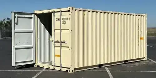 20ft shipping container for mushroom growing setup