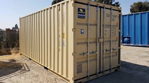 A shipping container