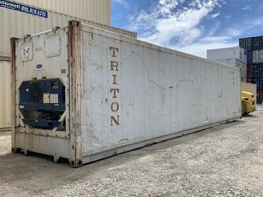 40ft Used Cargo Worthy High Cube Refrigerated Certified ISO Container