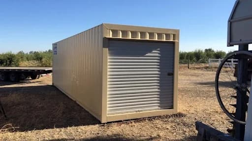 30ft Storage Container with Roll-Up Door
