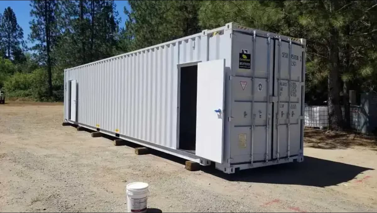 Conexwest man door for shipping container.