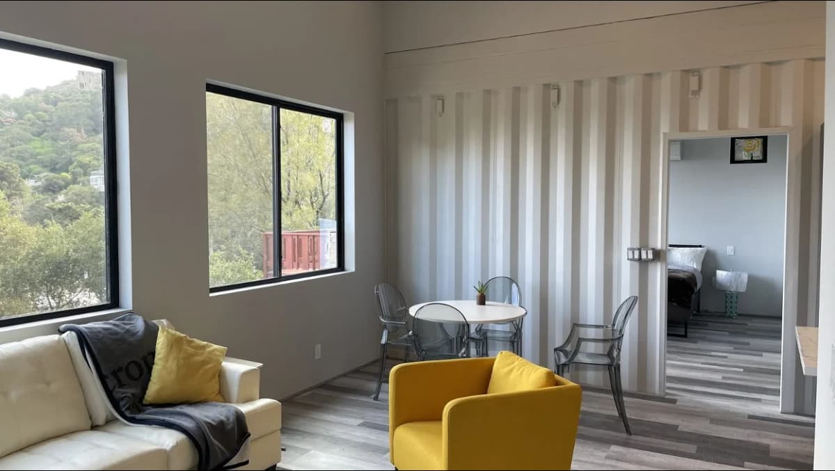 container converted into a home