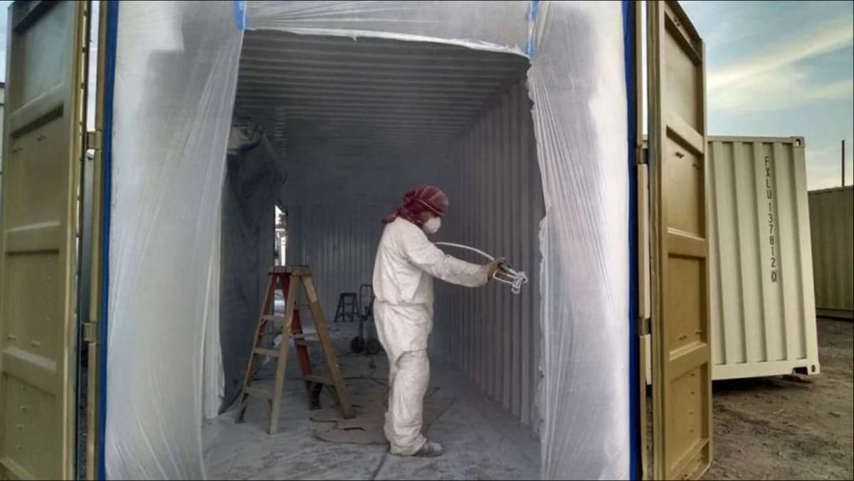 paint shipping containers