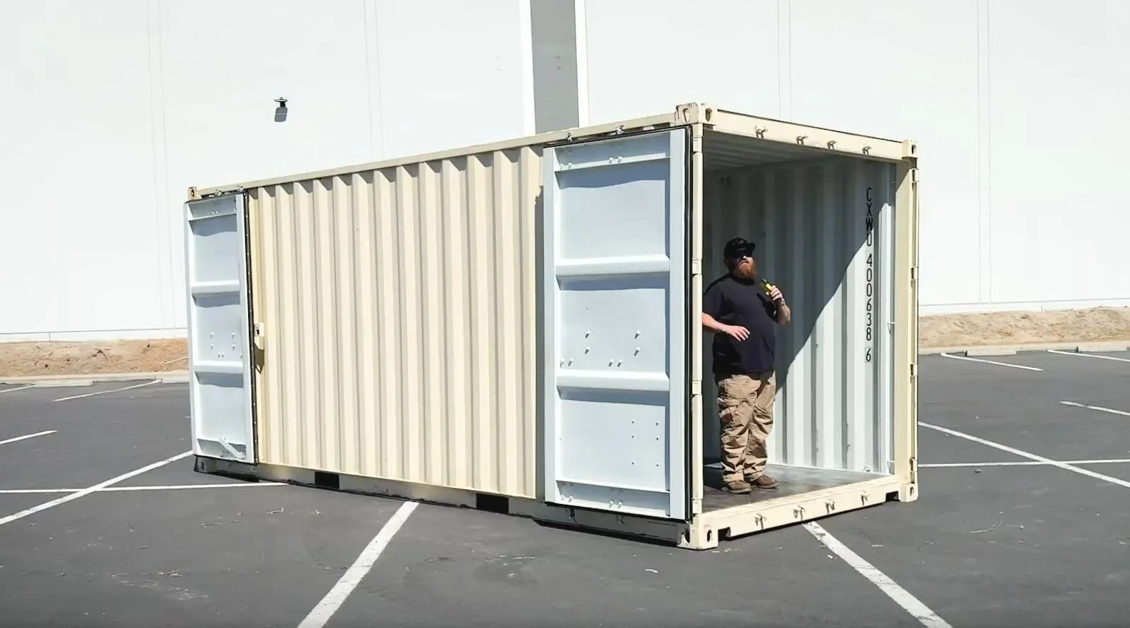 20ft Double-Door Shipping Container For Better Accessibility