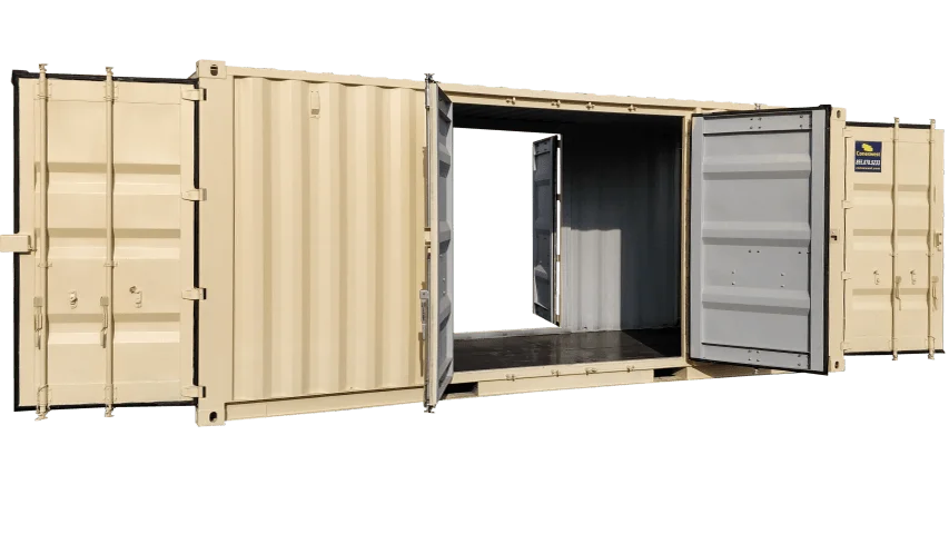 20ft Quad Door Shipping Container