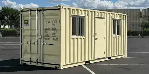 20ft Refurbished Combo Office and Storage Container