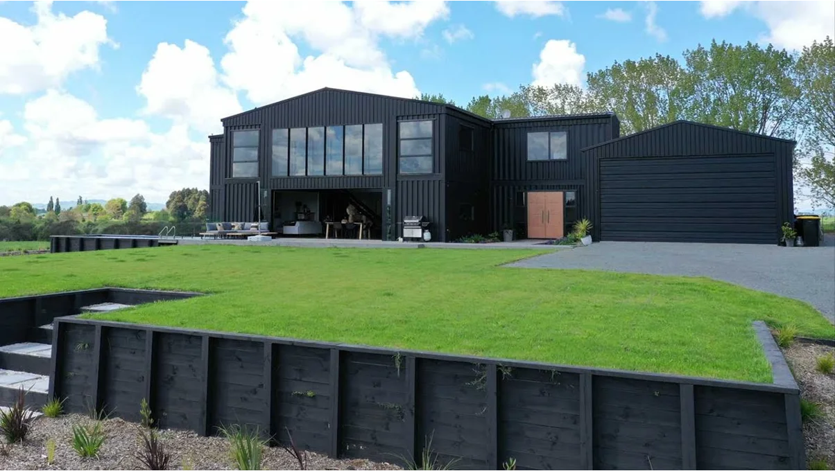 A shipping container home