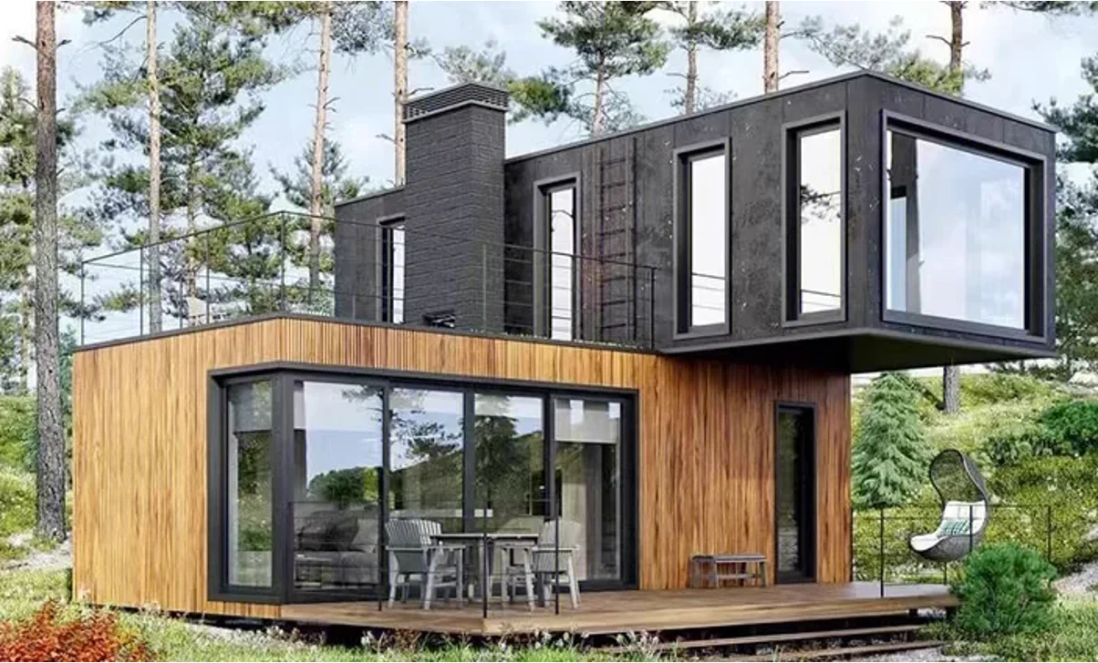 A shipping container home