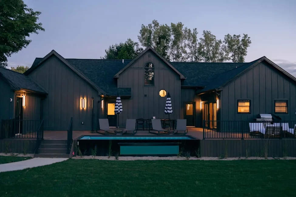 A shipping container house
