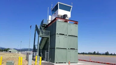 Airport tower Truckee California Tahoe airport