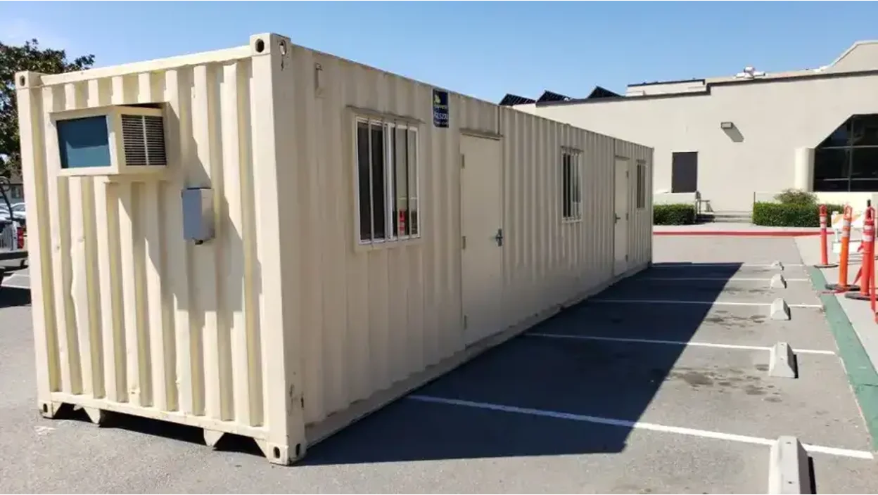 Conexwest rental 40ft ground-level office container