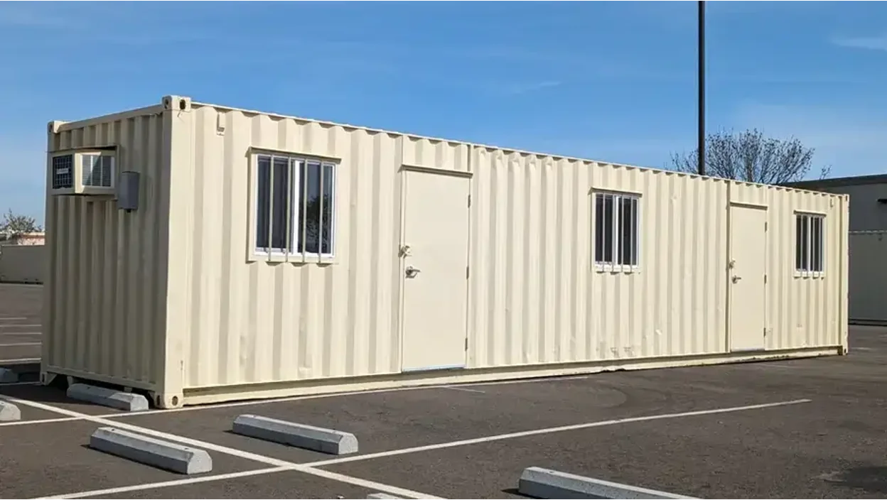 Conexwest rental 40ft ground-level office container