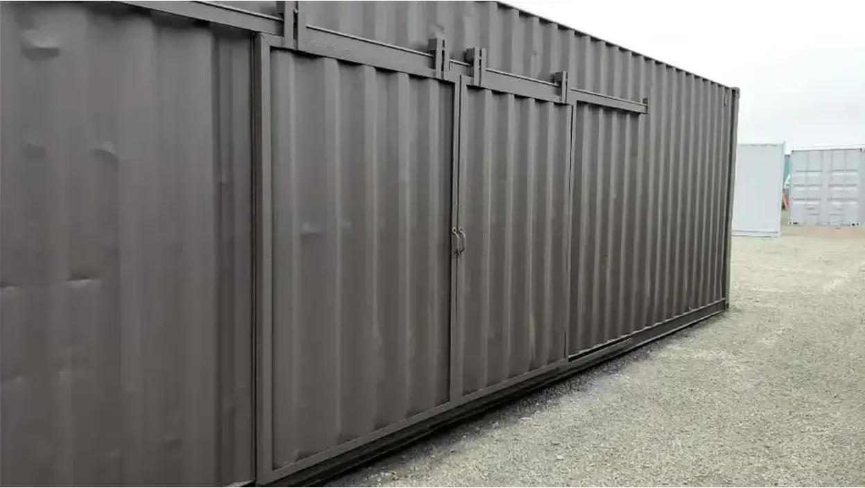 How To Install A Garage Door On A Storage Container