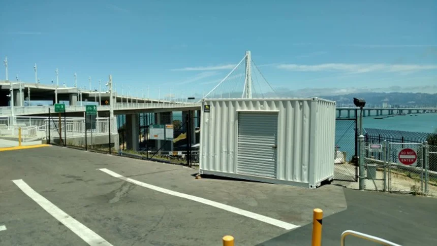 Image of a customized shipping container