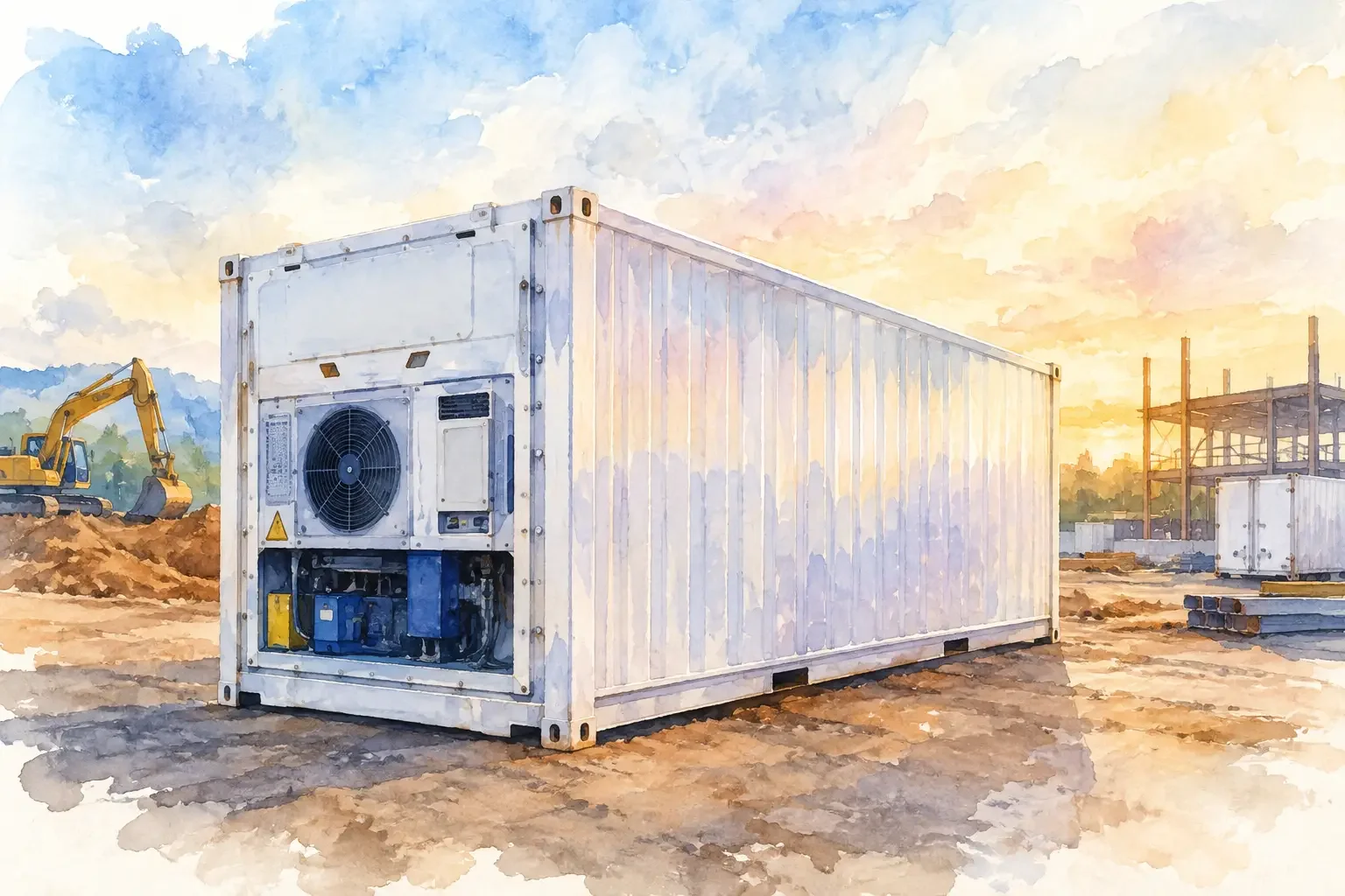 Refrigerated Container Power Guide for Job Sites