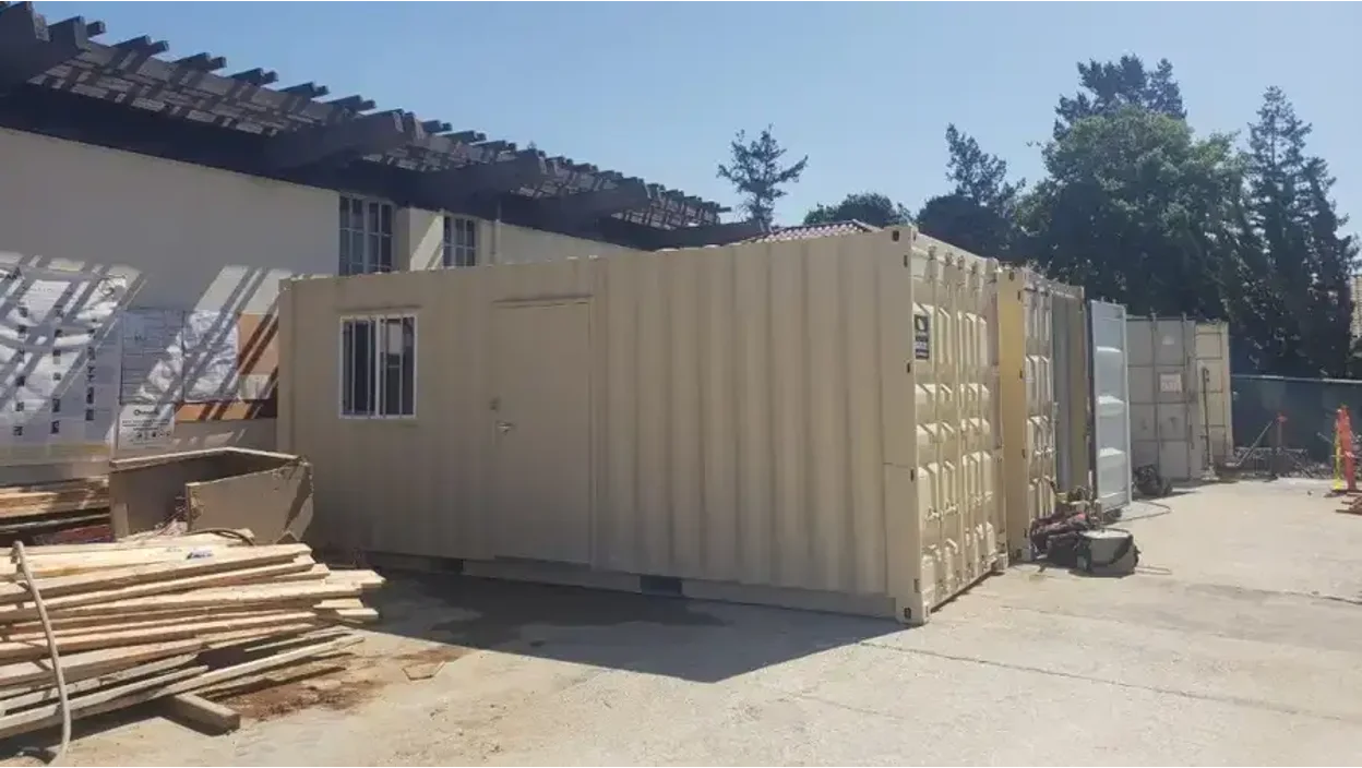 Shipping Container Office with Storage