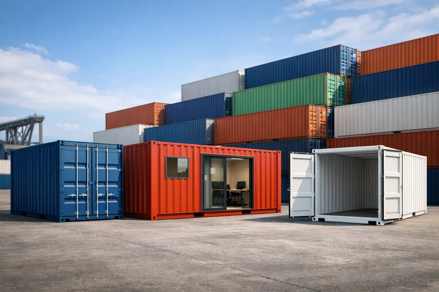 Shipping Containers for Sale That Fit the Job