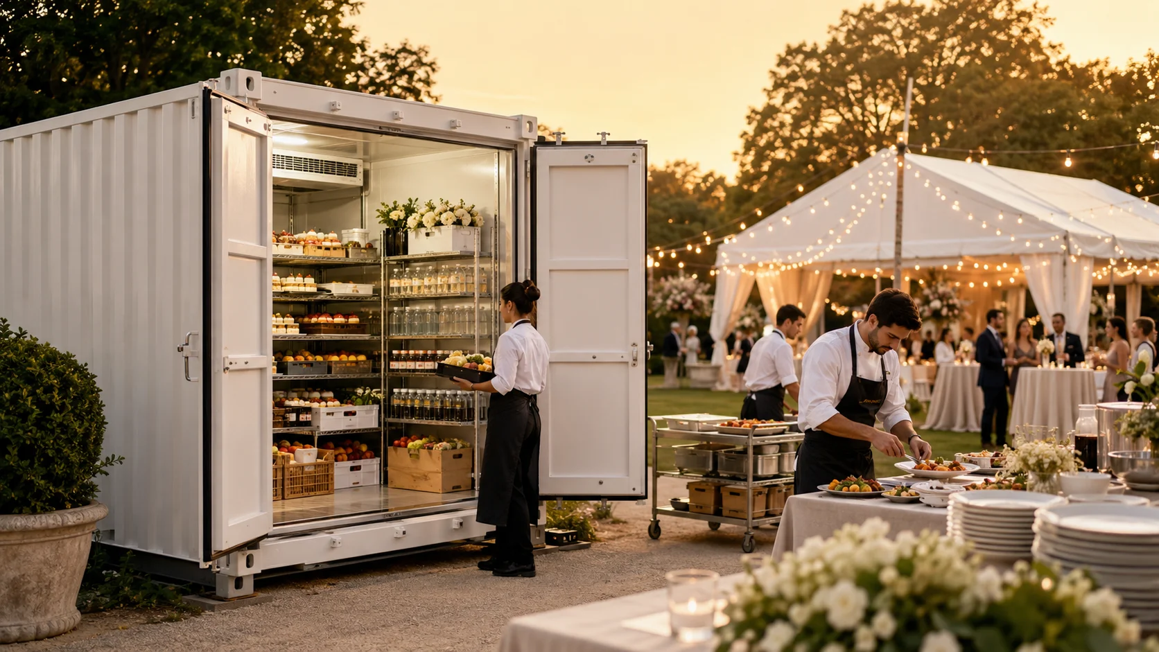 Temporary Cold Storage for Catering Events | Refrigerated Container Rentals